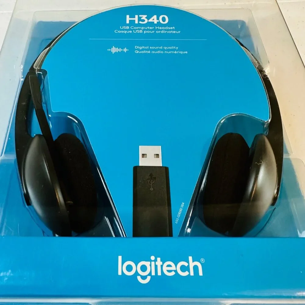 Logitech H340 USB Computer Headset Digital Sound Quality - Picture 7 of 7
